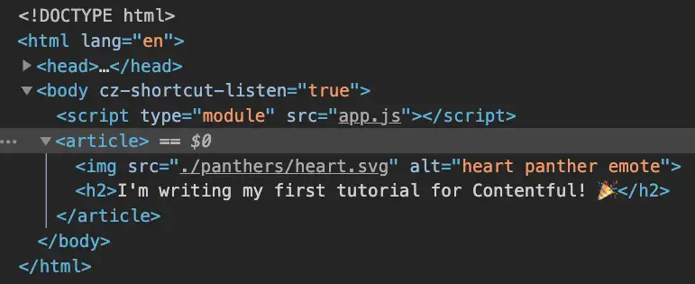 Final blog result combining HTML, CSS and formatting 