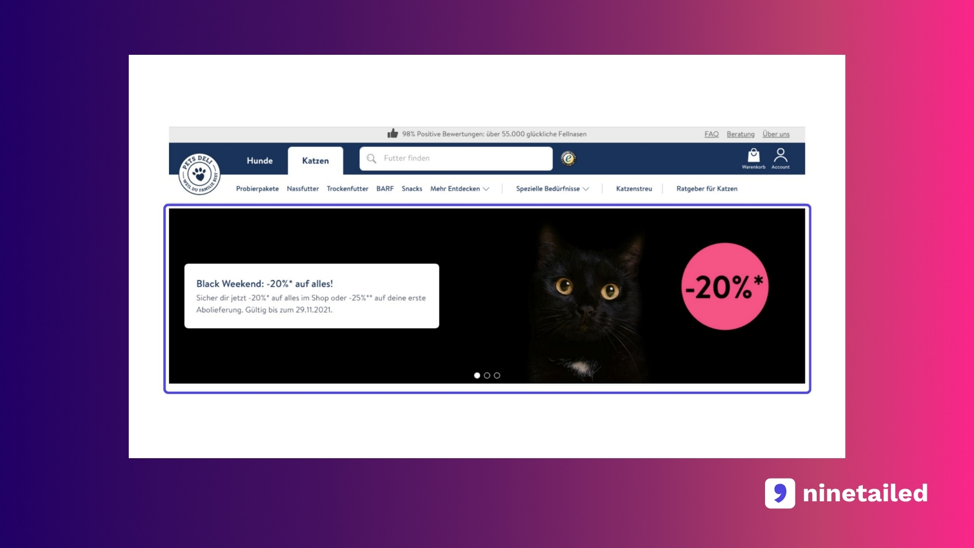 Pets Deli Discount Personalization Based on Behavior - Personalized