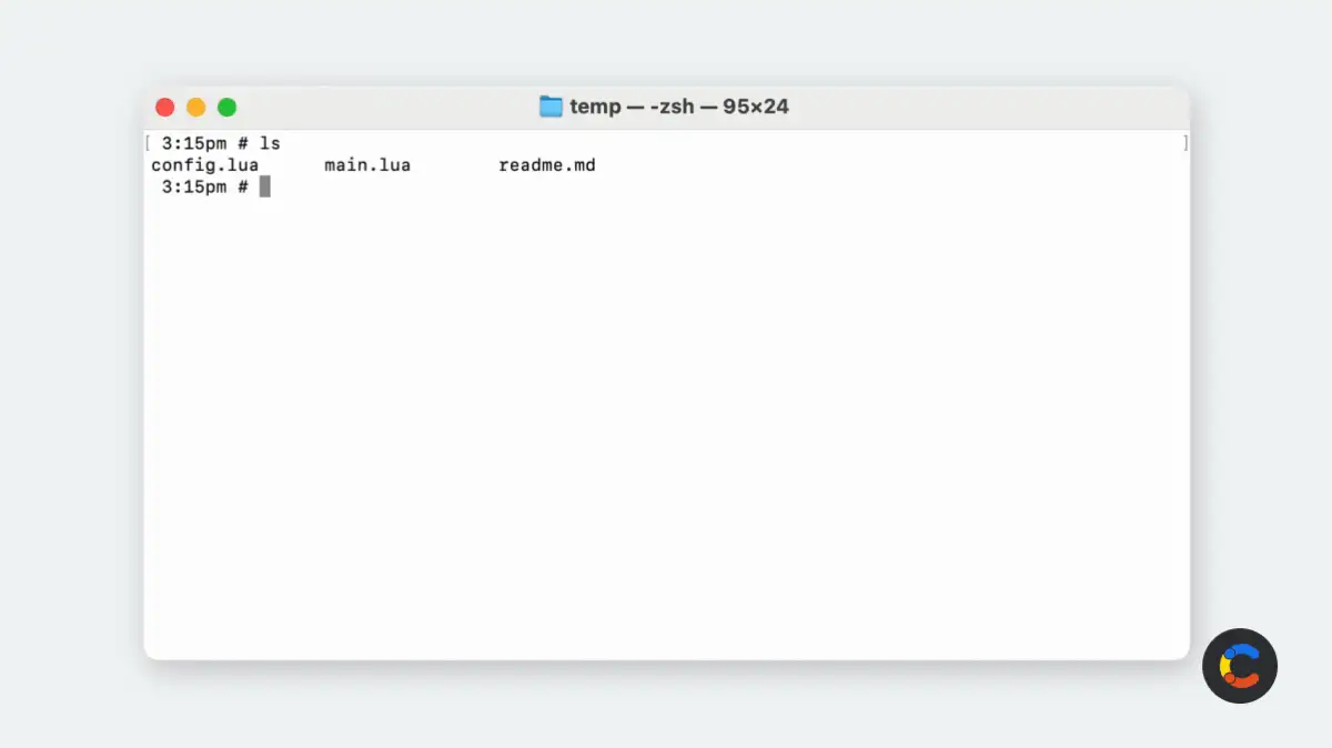 The Mac Terminal auto-complete in action