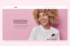 marketing website starter template preview