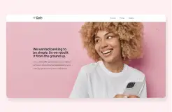 marketing website starter template preview