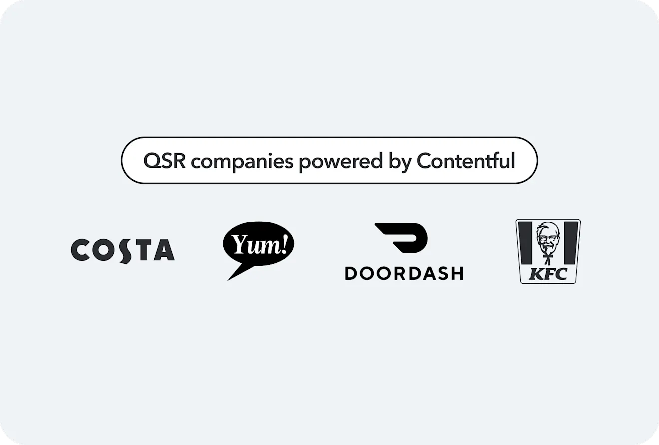 Quick serve qsr company logos