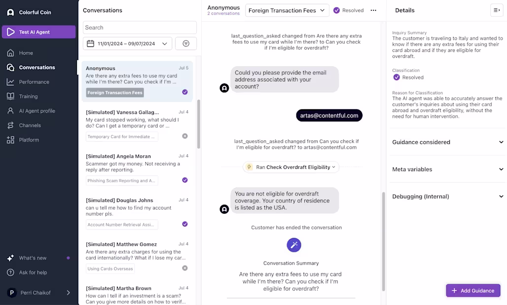 Ada - Conversations screenshot