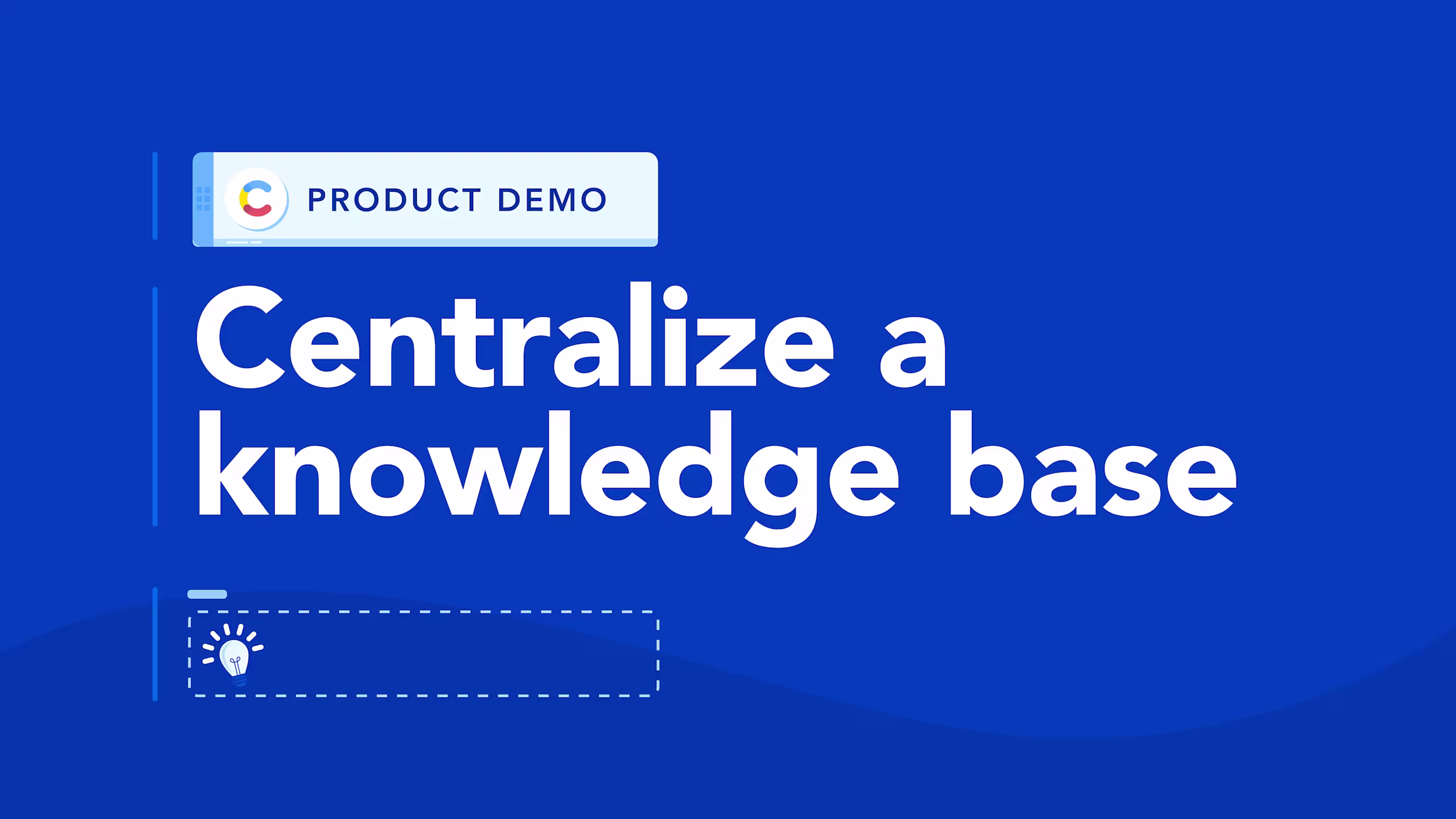 Centralize a knowledgebase