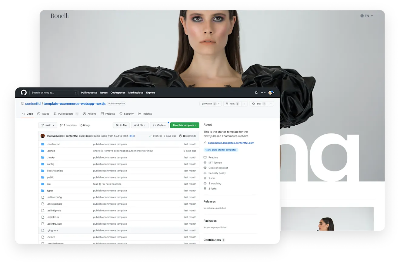 Next.js ecommerce website starter template