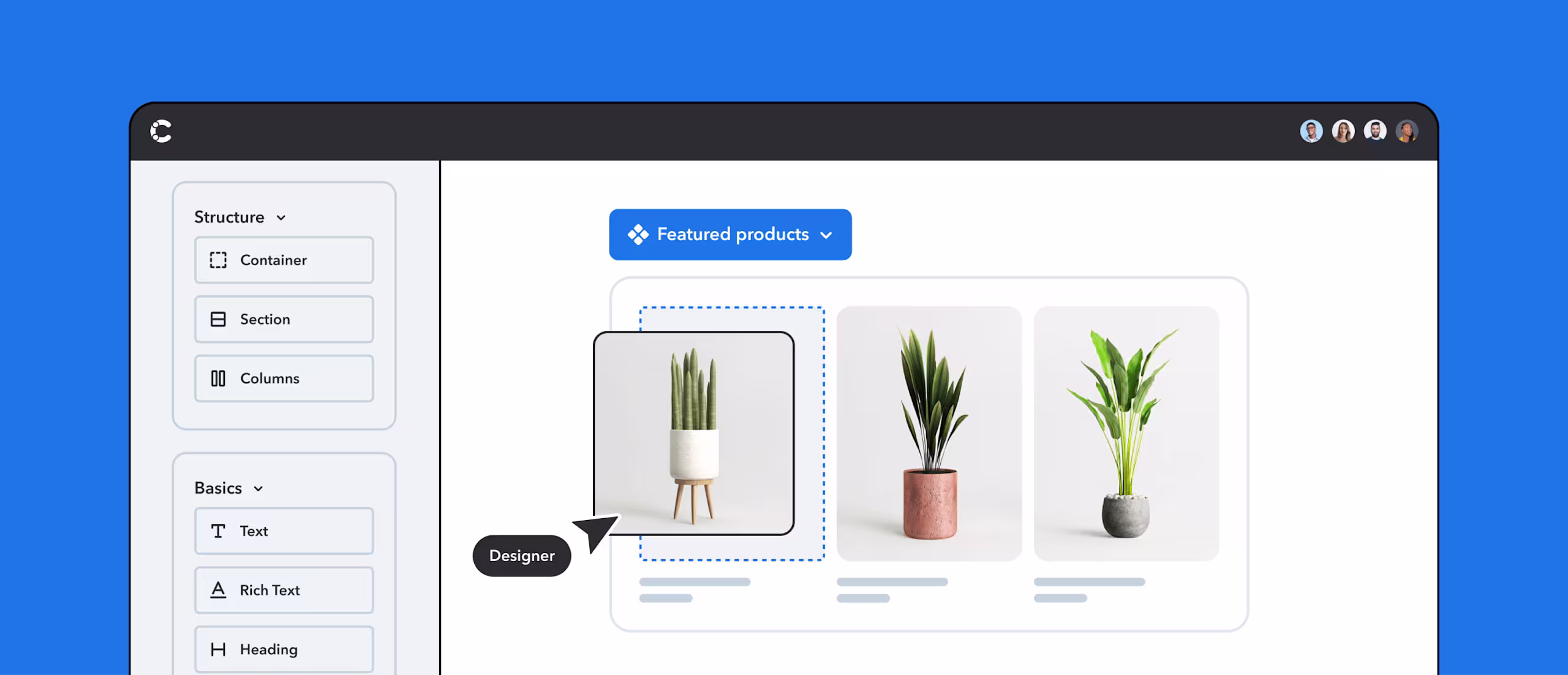 Image showing stylized Studio interface.