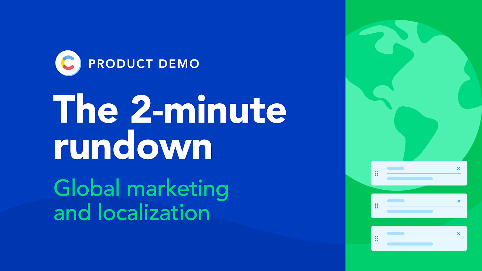 The 2-minute rundown- Global marketing and localization