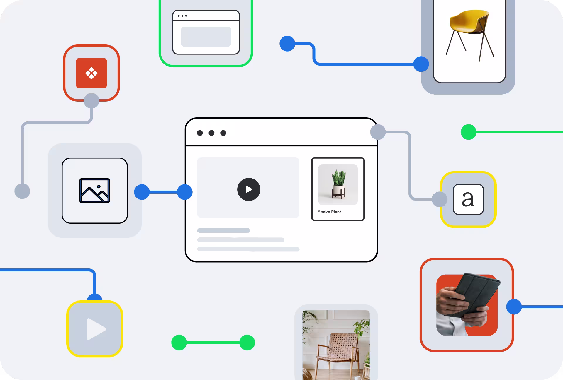 A selection of icons related to composable architecture