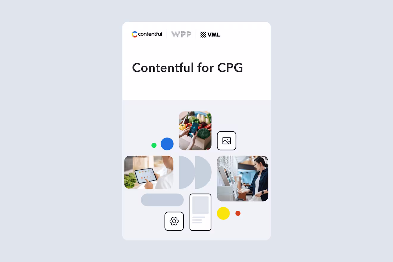 Cover: Contentful for CPG