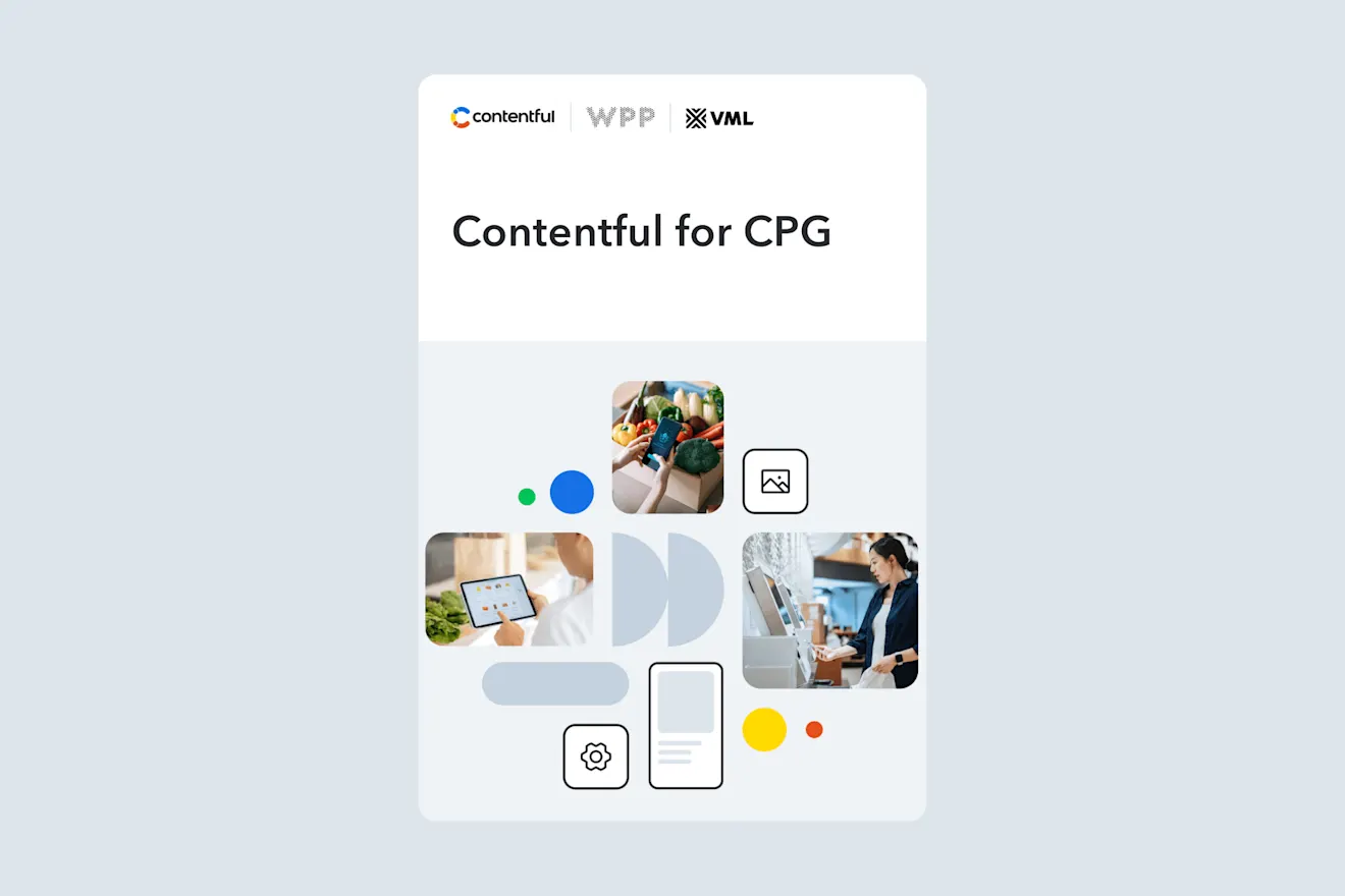 Cover: Contentful for CPG