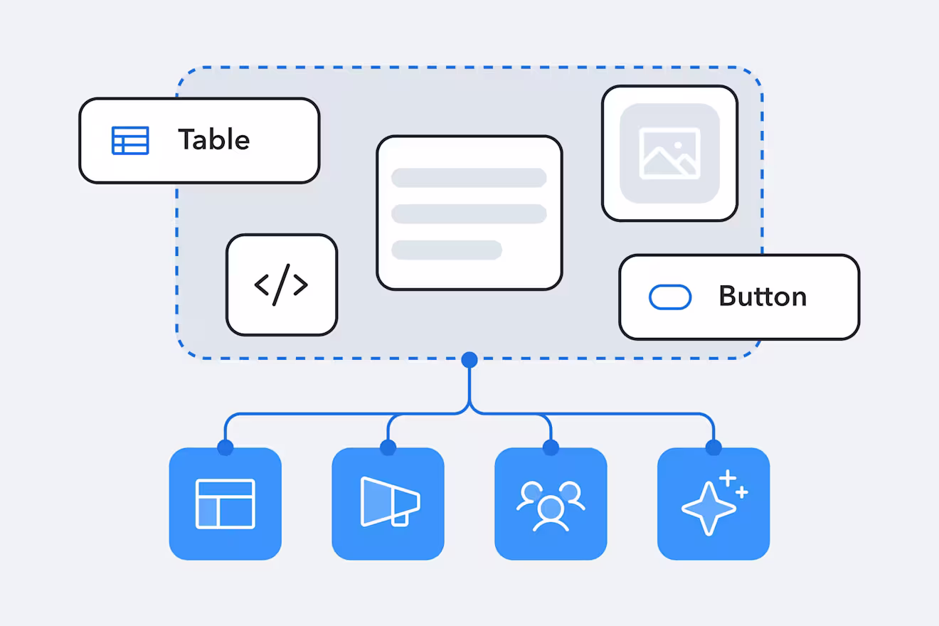 High-res Figma export from Messaging FY27 feature tile media (node 17222:7924)