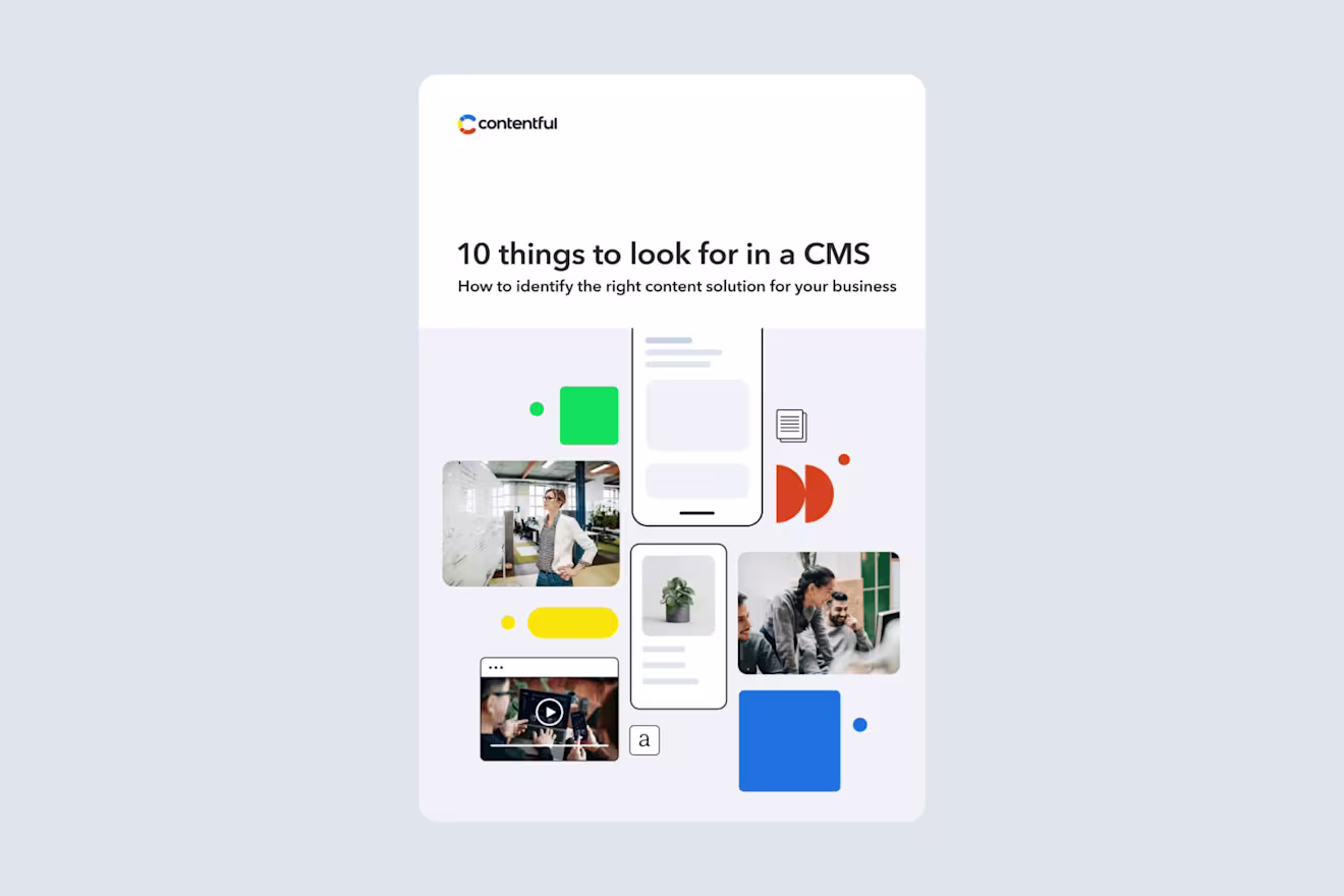 Cover: 10 things to look for in a CMS