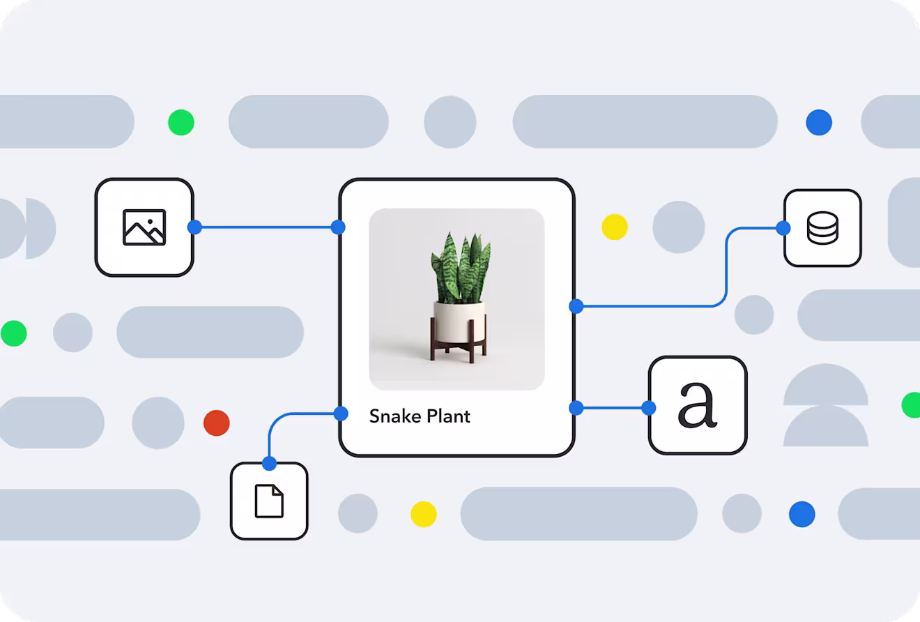 A selection of icons related to a composable CMS