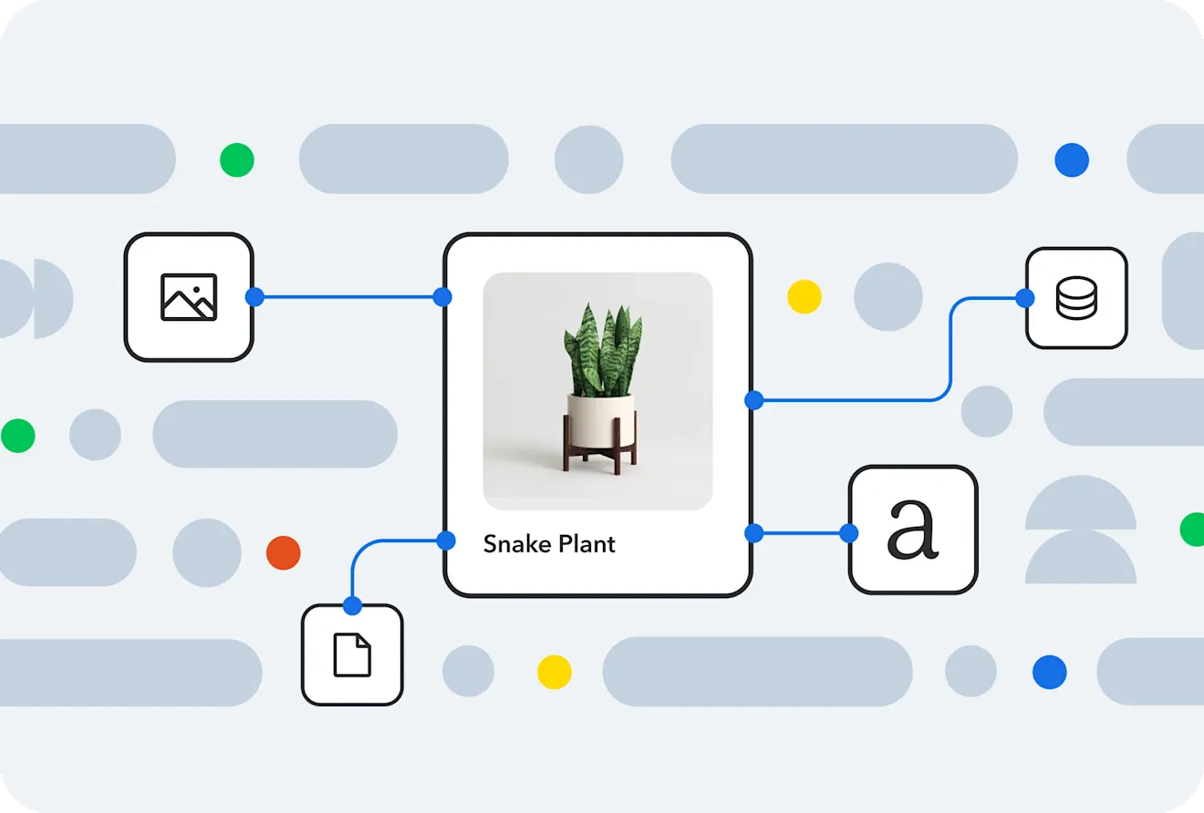 A selection of icons related to a composable CMS