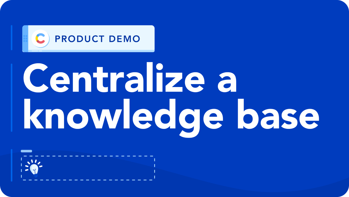 How to centralize knowledge base content for customer support