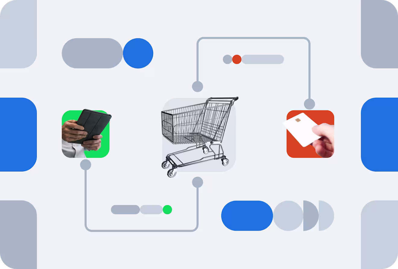 A selection of icons related to composable commerce
