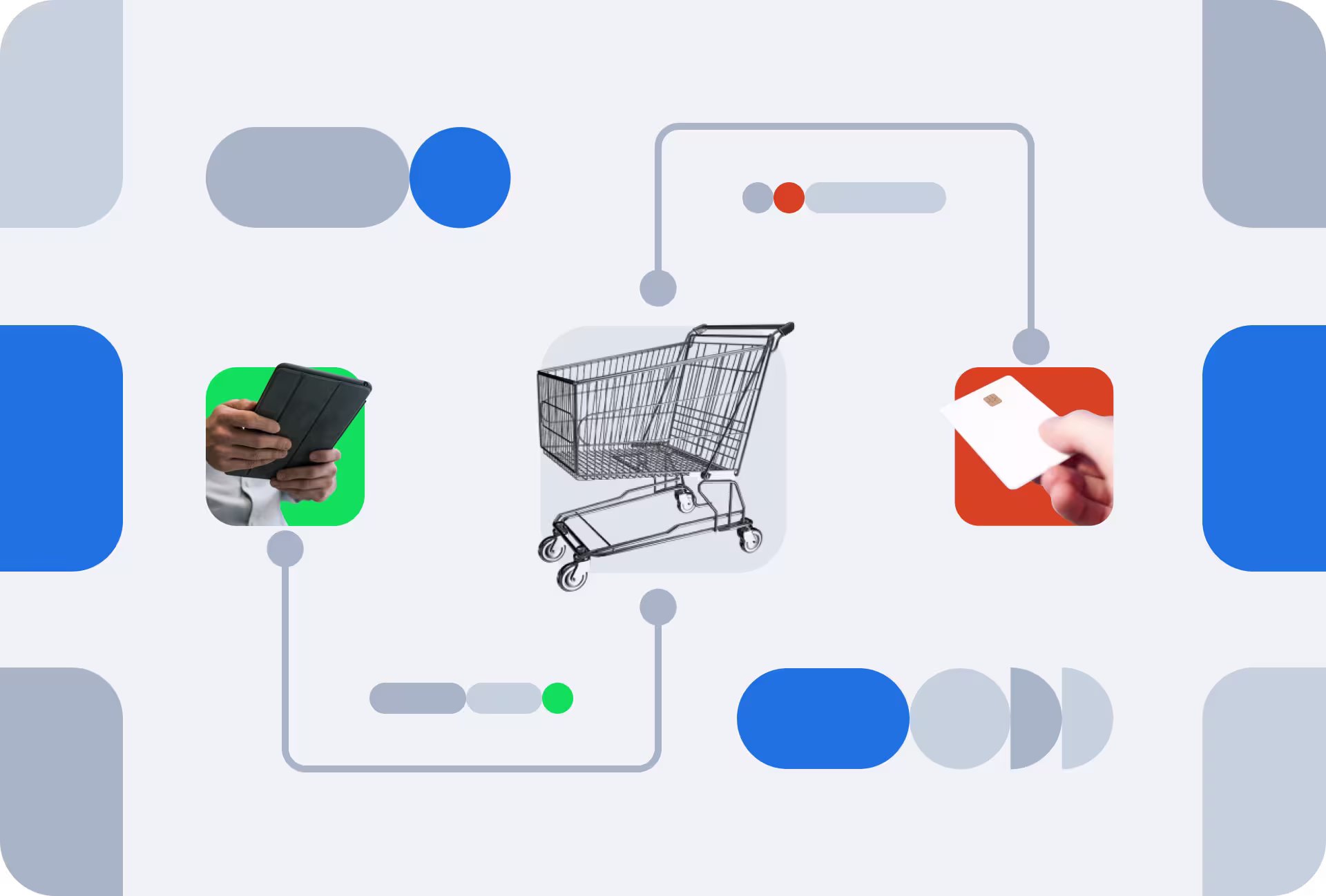 A selection of icons related to composable commerce