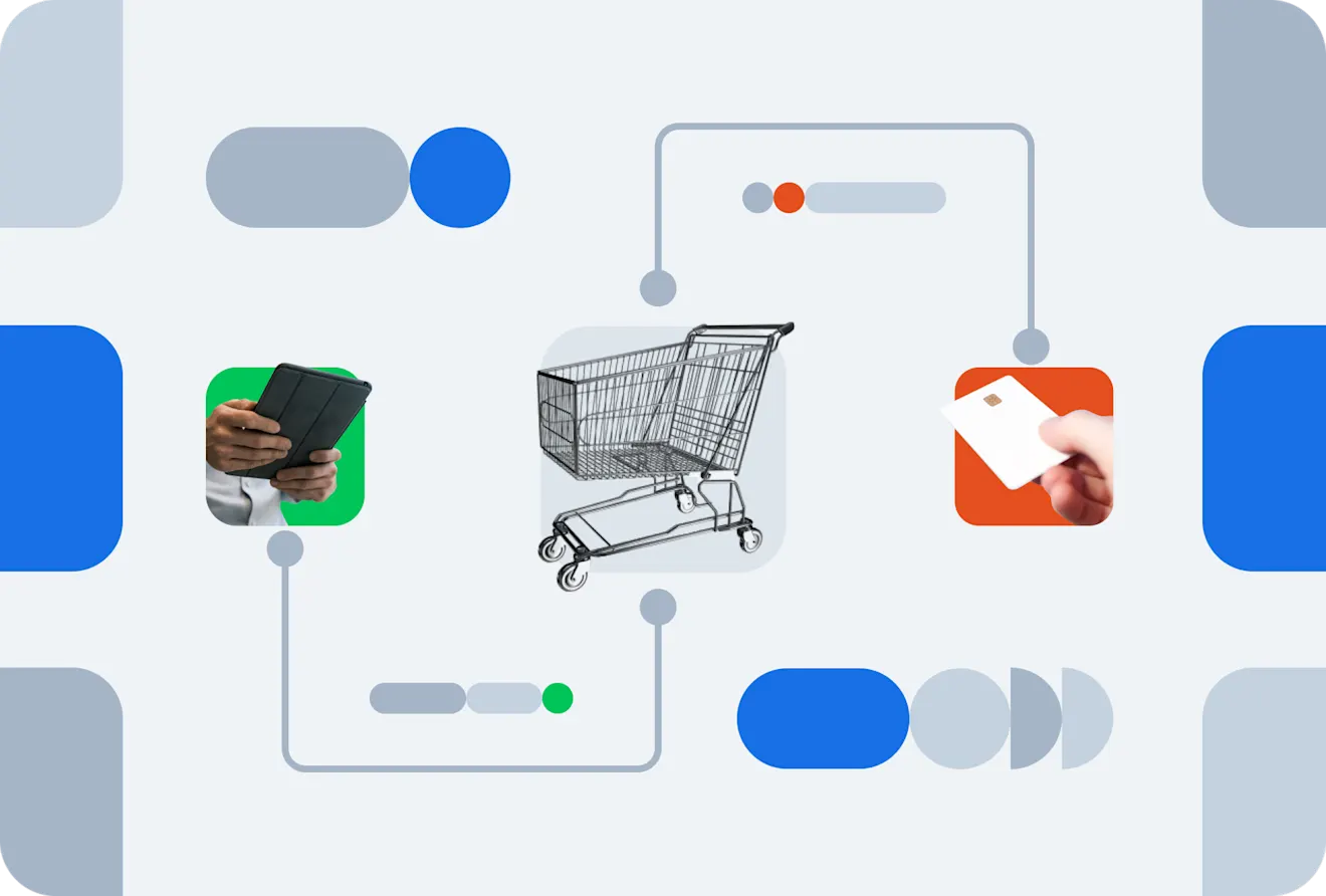 A selection of icons related to composable commerce